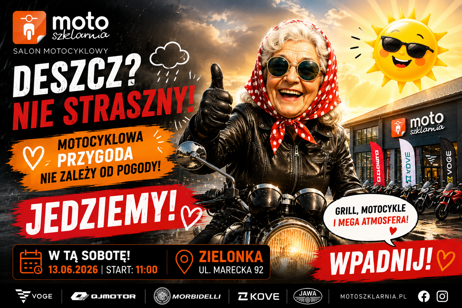 Offizielle Eröffnung des neuen Motoszklarnia-Salons morgen – 13. Juni! Über 11 DEMO-Motorräder, Testfahrten und besondere Attraktionen